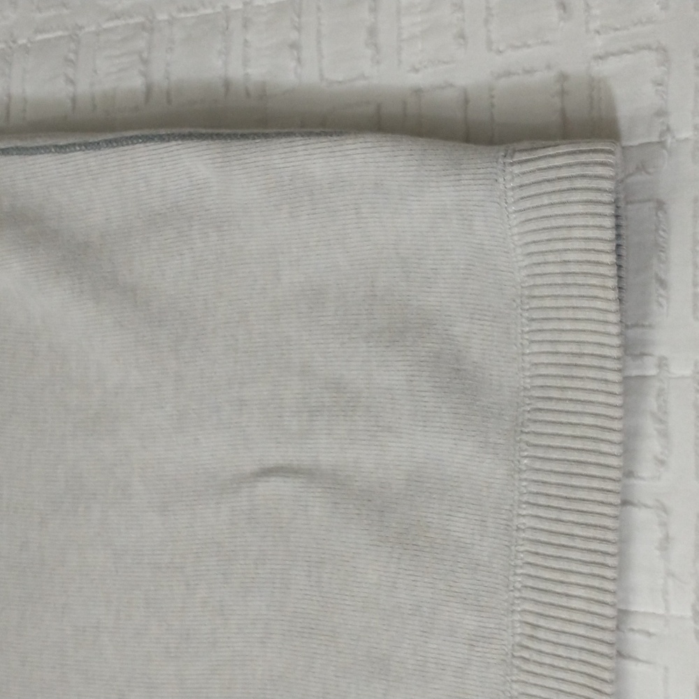 Tommy Bahama Reversible Quarter-Zip Sweatshirt, Cream And Grey, Mens Size Large - Picture 9 of 13